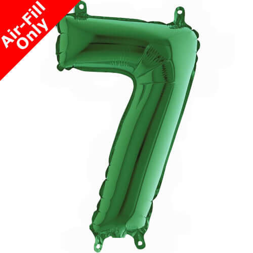 Air Fill Number Balloon - Green