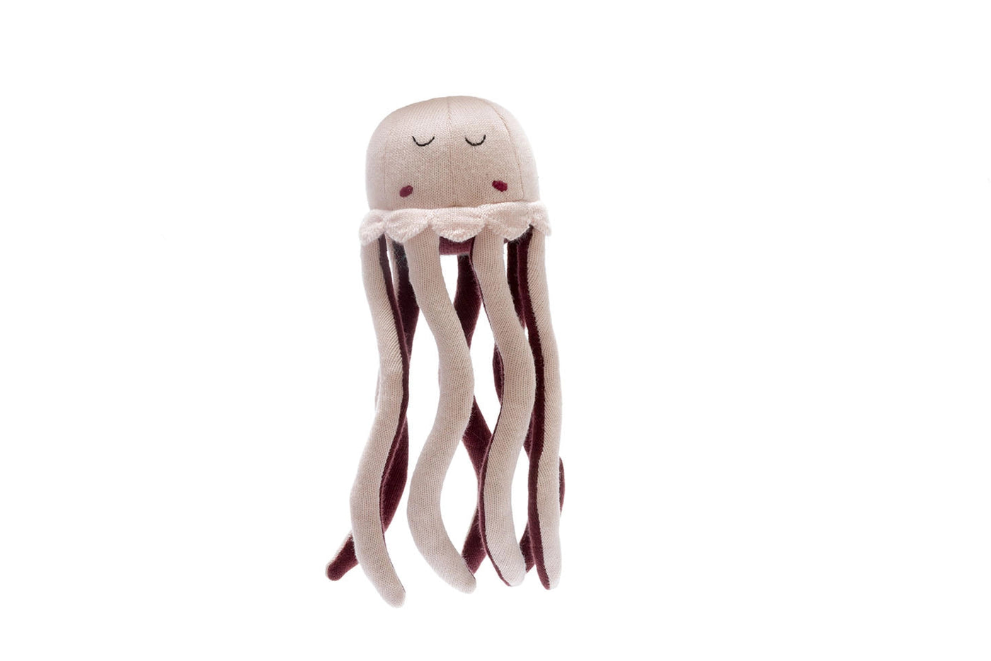 Best Years Knitted Organic Pink Jellyfish Toy