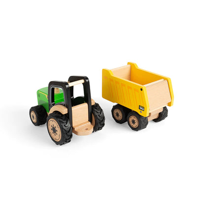 Bigjigs Toys Country Tractor and Trailer
