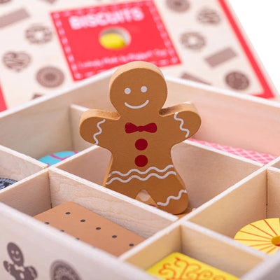 Bigjigs Toys Wooden Biscuit Box