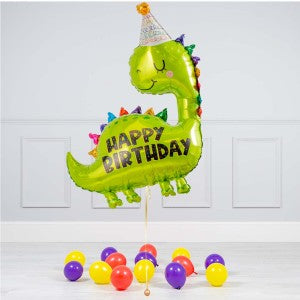 Bubblegum Balloons Dinosaur Balloon Package