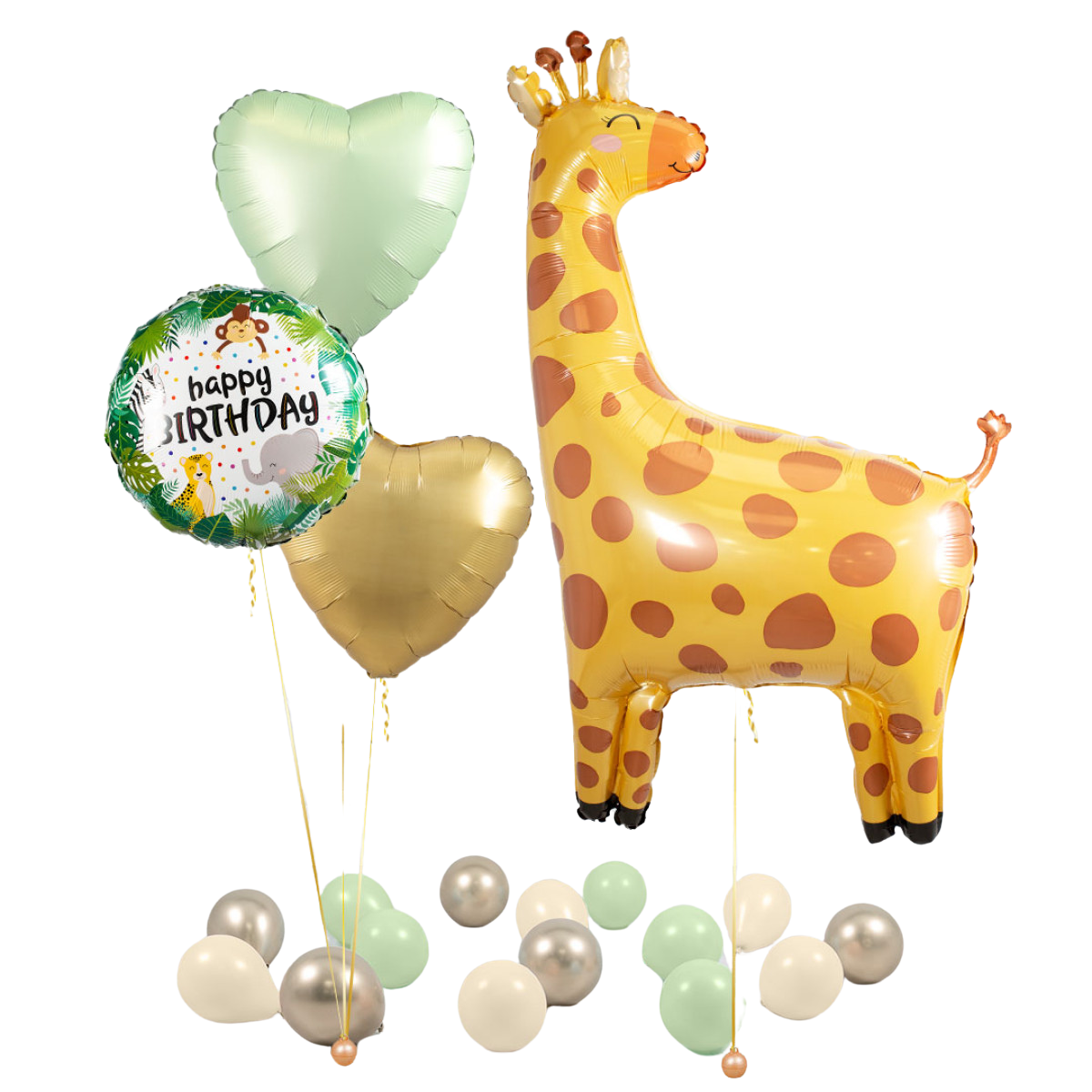 Bubblegum Balloons Giraffe Balloon Package