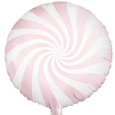Candy Swirl Baby Pink Balloon