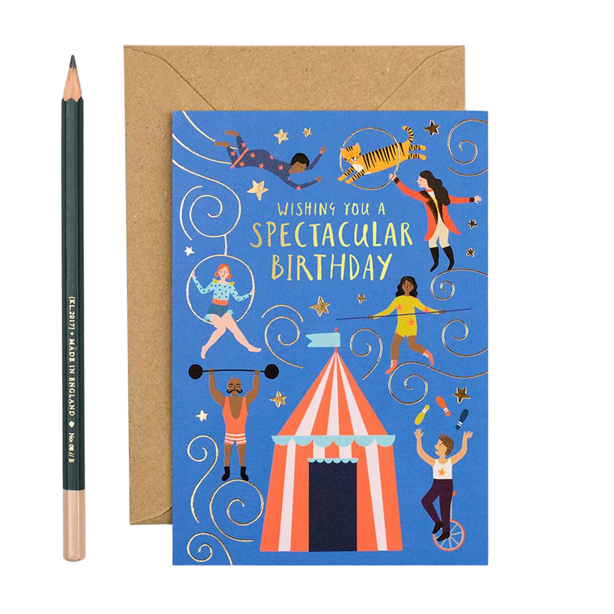 Circus Tricks Birthday Card