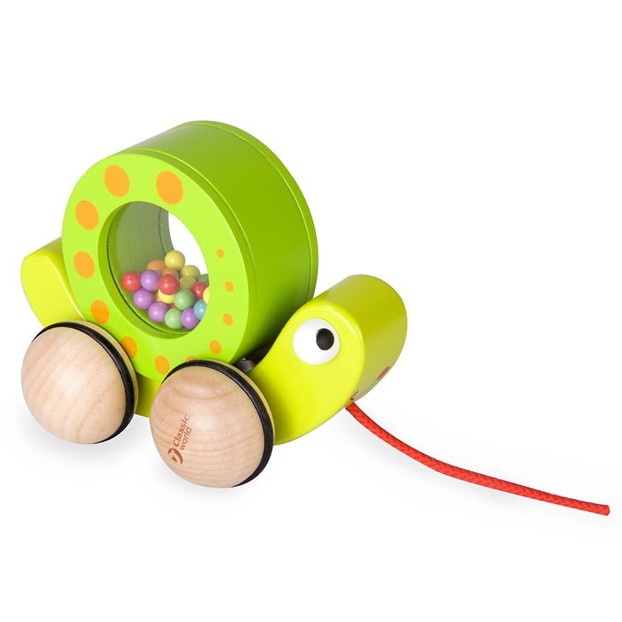 Classic World Pull and Rattle Snail