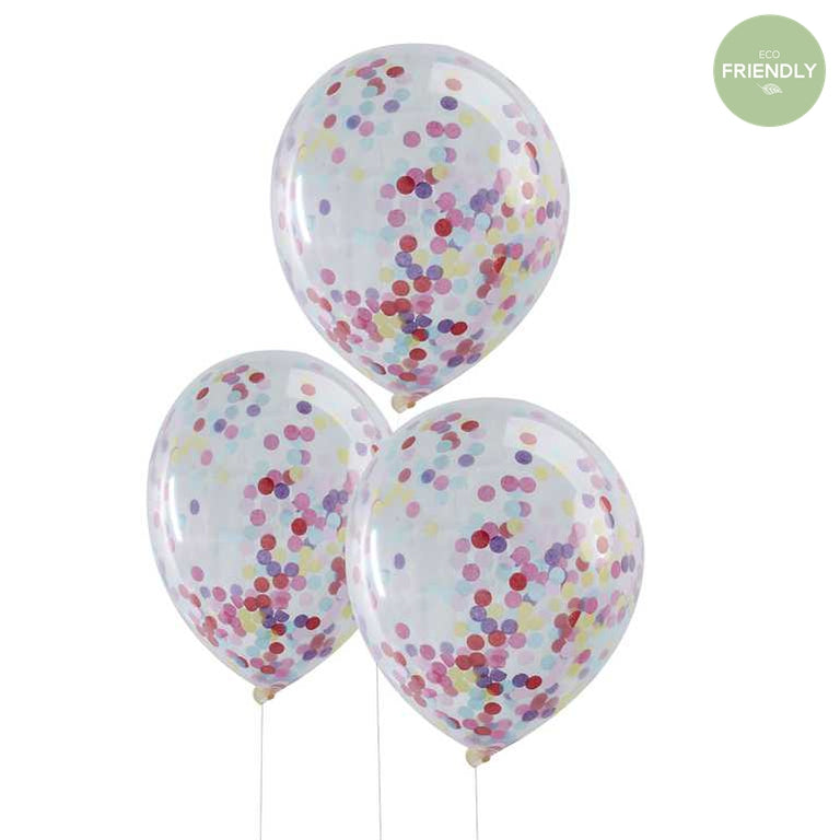 Confetti Filled Balloons (Pk5) - Ginger Ray