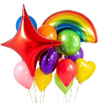 Crazy Balloon Bunch - Bright Rainbow