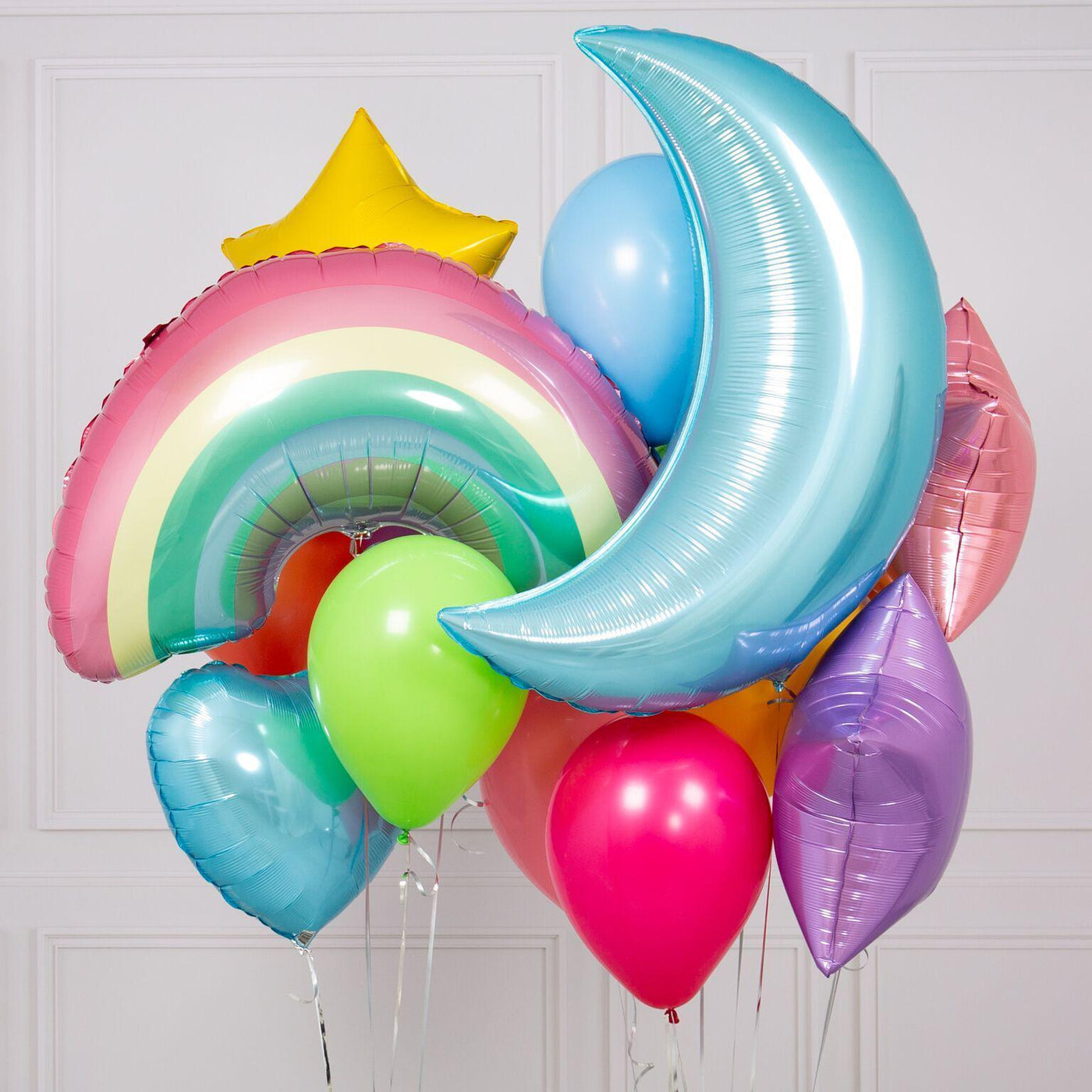 Crazy Balloon Bunch - Pastel Rainbow