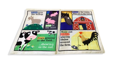 Crinkly Newspaper Book Farm Animals