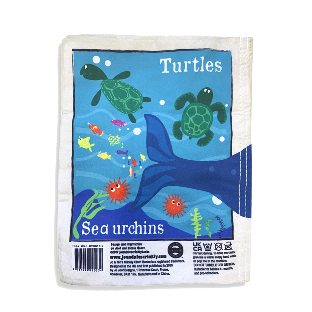 Crinkly Newspaper Book Under The Sea