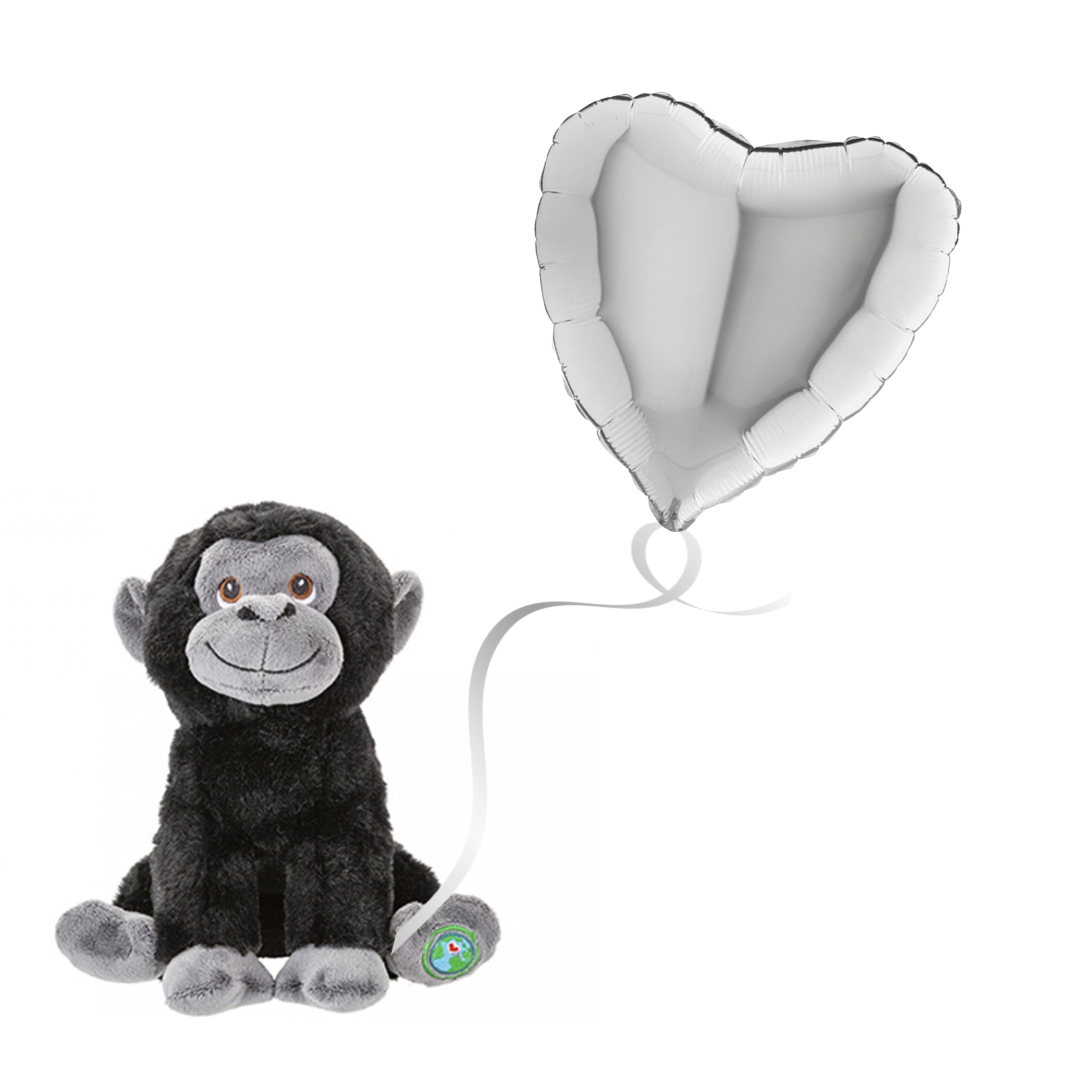 Cuddly Gorilla & Balloon Gift Set
