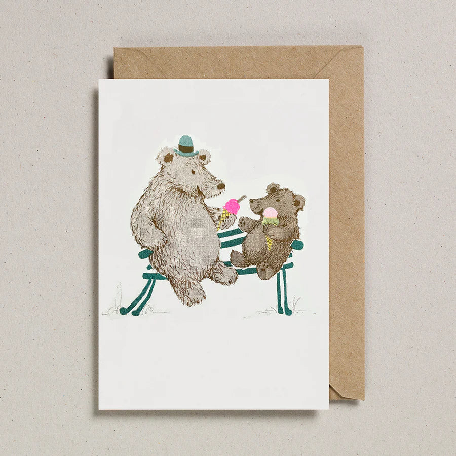 Daddy Bear Card by Petra Boase