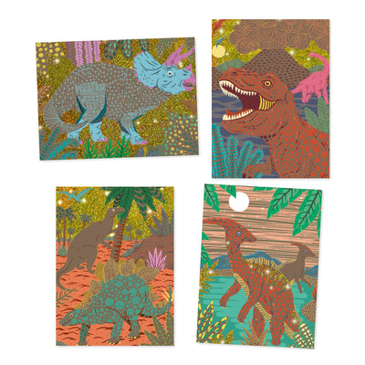 Djeco Dinosaurs Scratch Cards