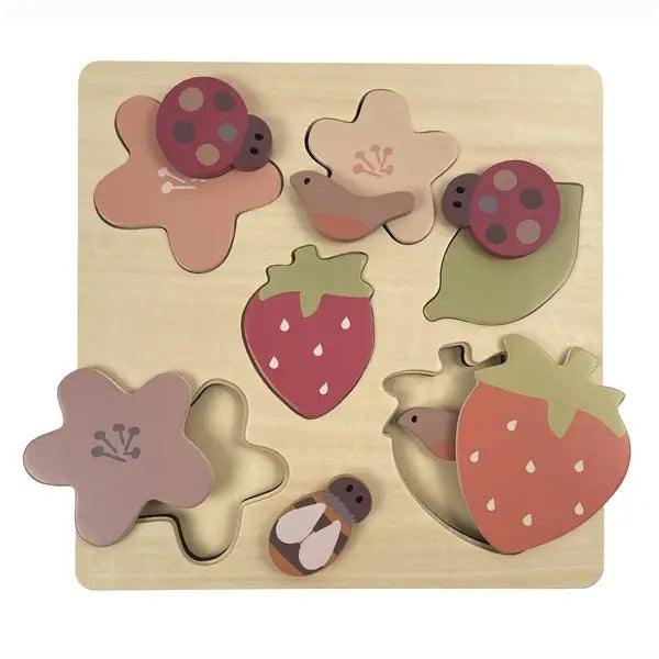 Egmont Toys Strawberry Wooden Puzzle