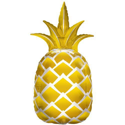 Giant Gold Pineapple Balloon