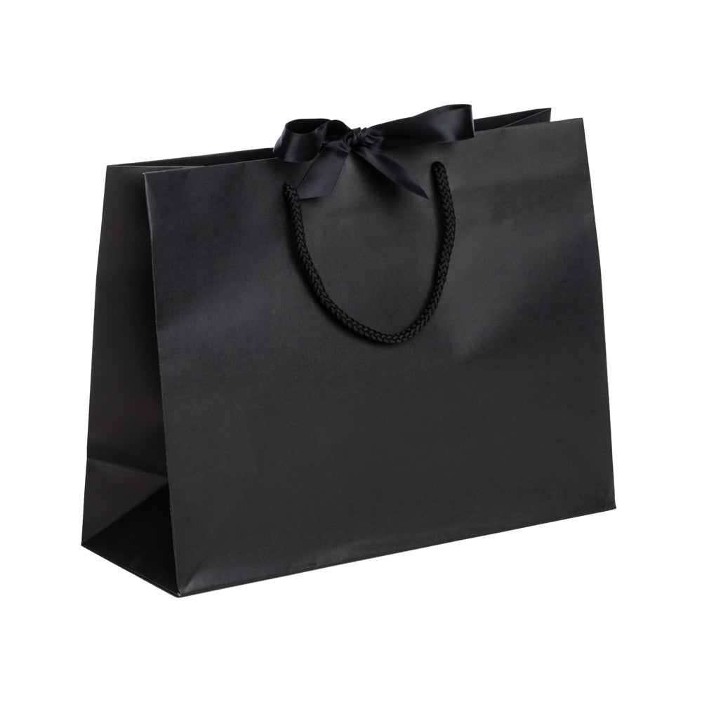 Gift Bag with Ribbon - Black
