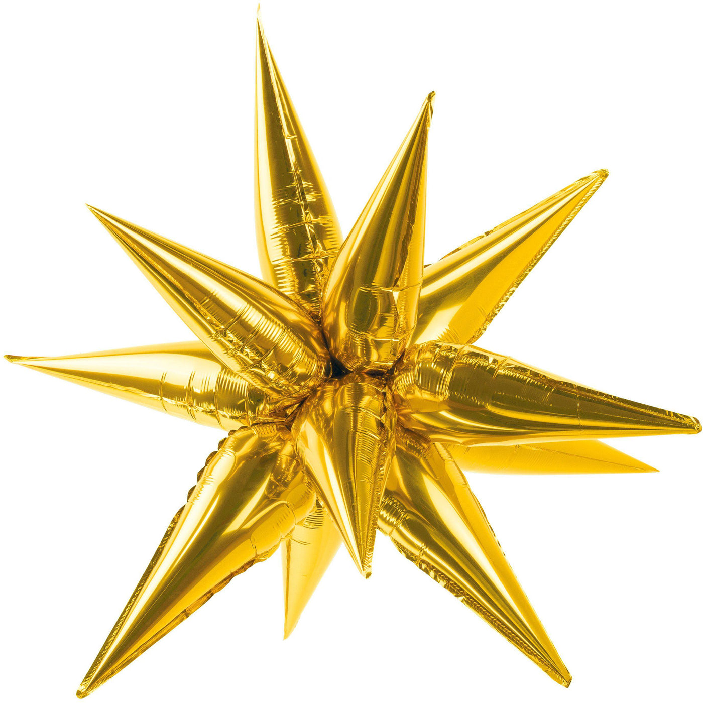 Gold 3D Star Balloon - 95cm