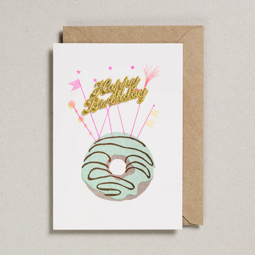 Happy Birthday Doughnut Card