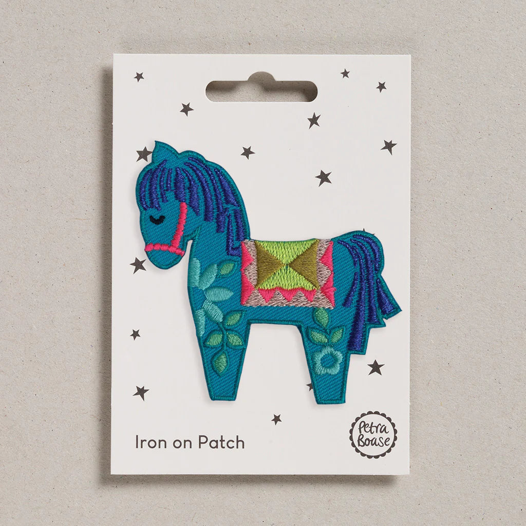 Iron on Patch - Dala Horse By Petra Boase