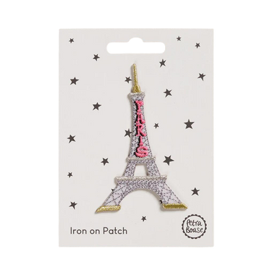 Iron on Patch - Eiffel Tower by Petra Boase