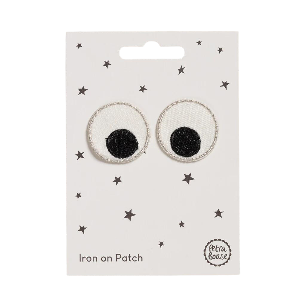 Iron on Patch - Googly Eyes by Petra Boase