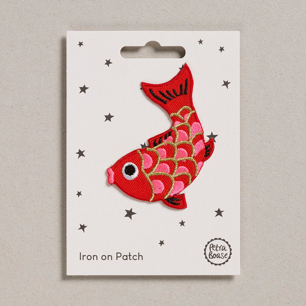 Iron on Patch - Koi Fish by Petra Boase