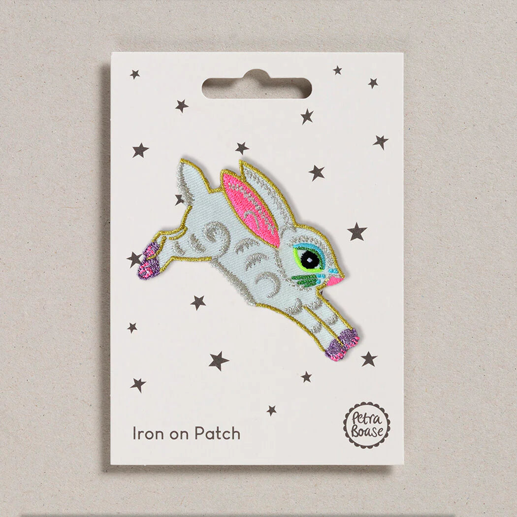 Iron on Patch - Rabbit By Petra Boase