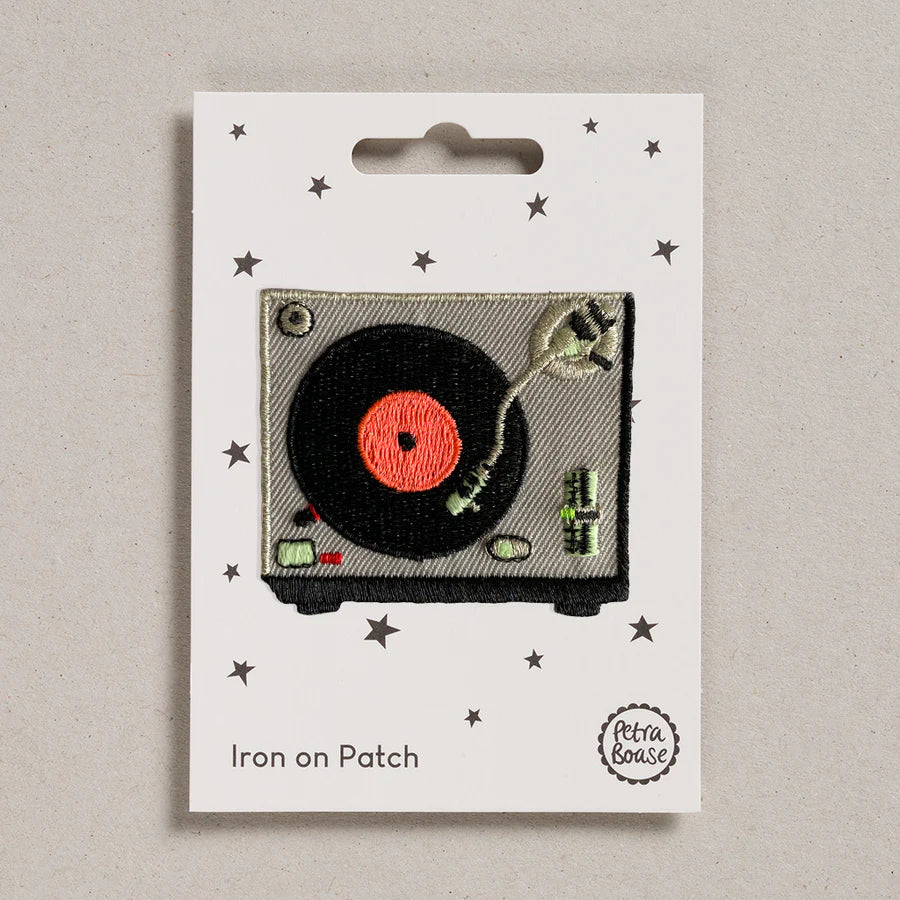 Iron on Patch - Record Player By Petra Boase