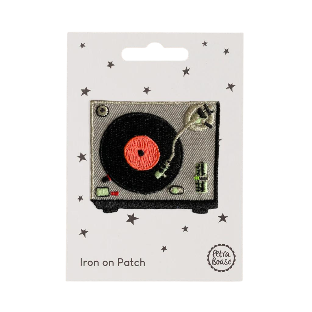 Iron on Patch - Record Player By Petra Boase