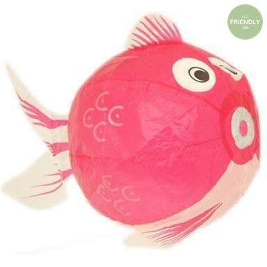 Japanese Paper Balloon - Pink Fish