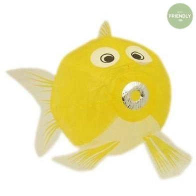 Japanese Paper Balloon - Yellow Fish
