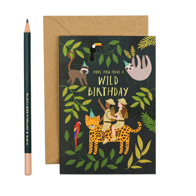 Jungle Explorers Birthday Card