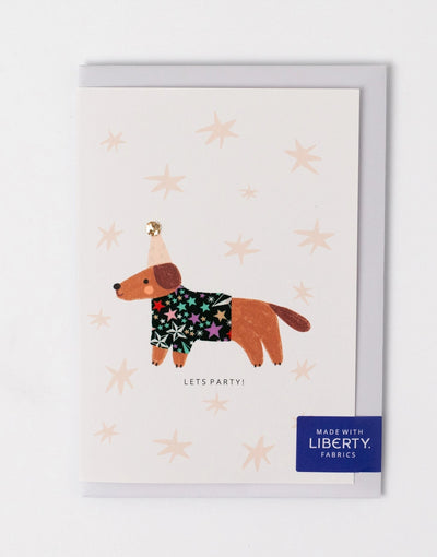 Liberty Party Dog Birthday Card - Adelajds's Wish