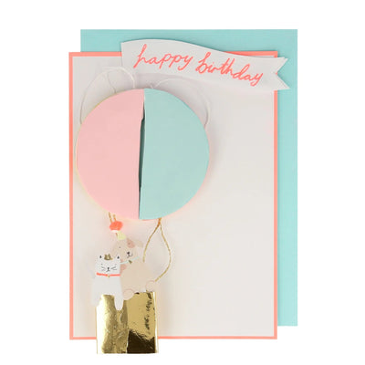 Meri Meri Air Balloon Birthday Card