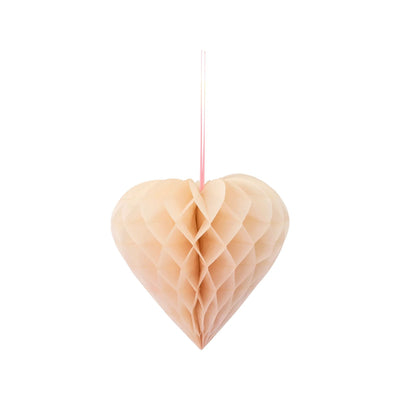 Meri Meri Heart Honeycomb Decorations (Pk6)