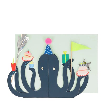 Meri Meri Octopus Birthday Card