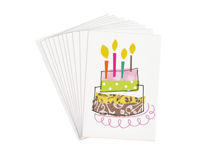 Pack of Greeting Cards (Pk10) Cake