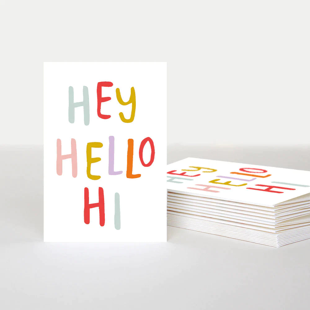 Pack of Greeting Cards (Pk10) Hello