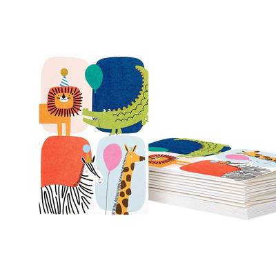 Party Animals Greeting Cards (Pk10)