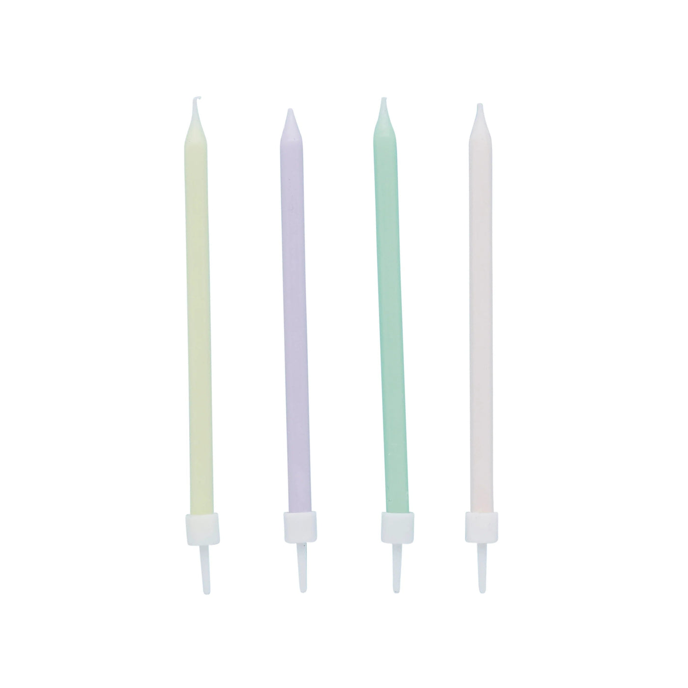 Pastel Skinny Candles (Pk12)