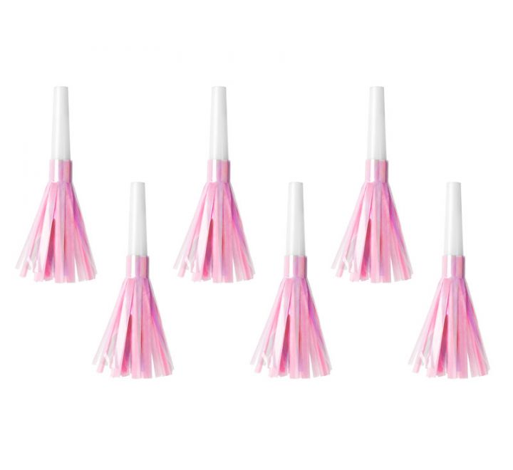 Pink Party Horns (Pk6)