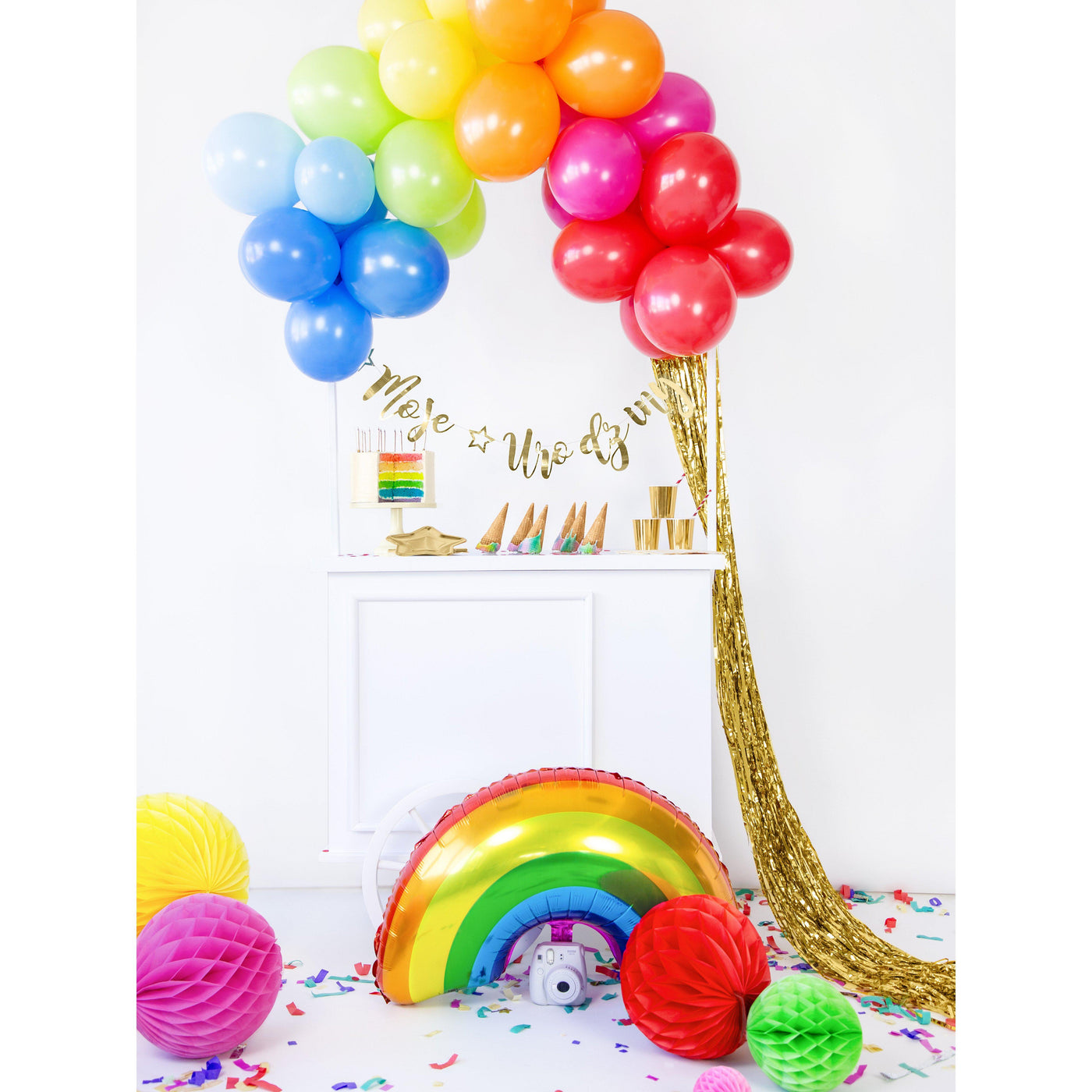 Rainbow Foil Balloon