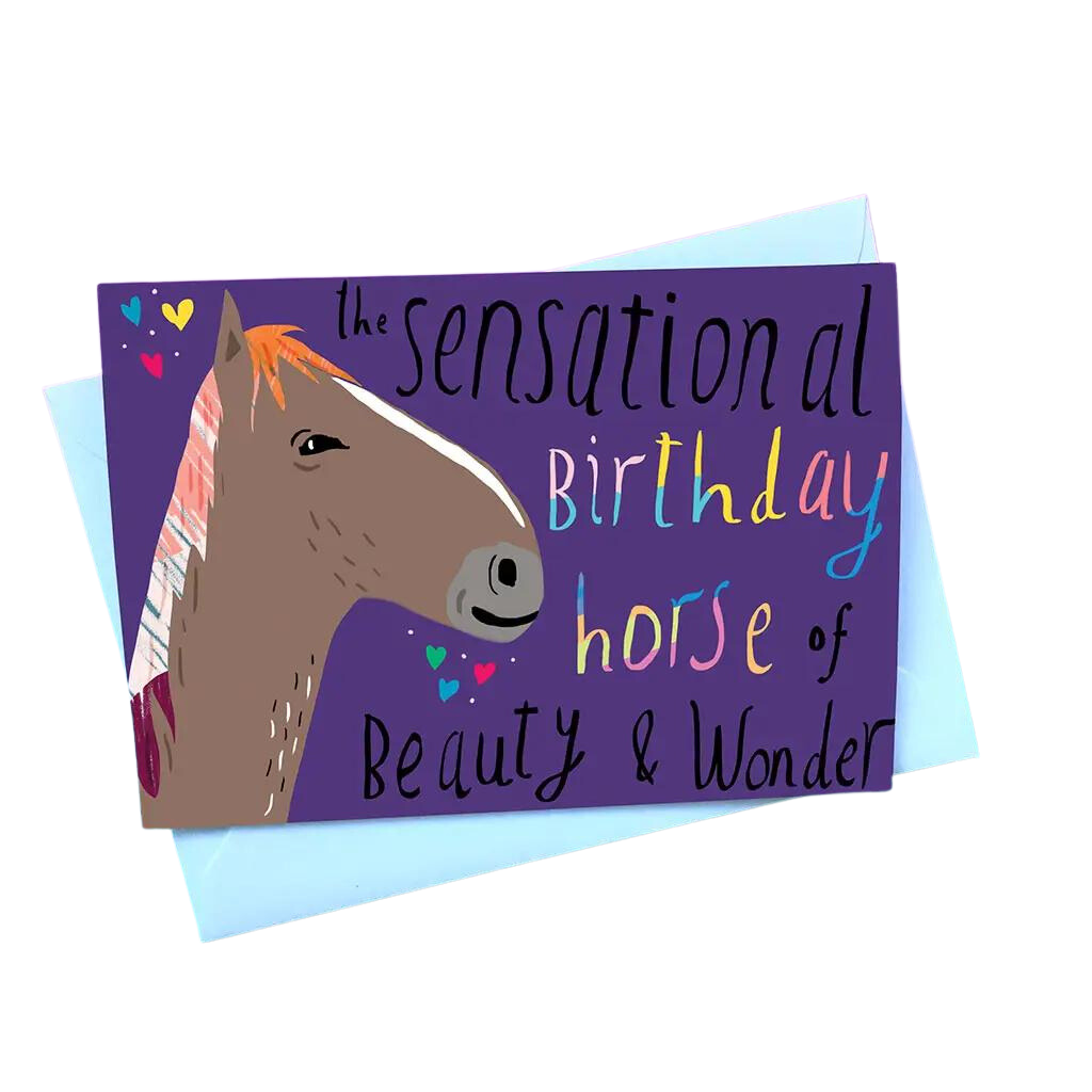 Sensational Birthday Horse Card