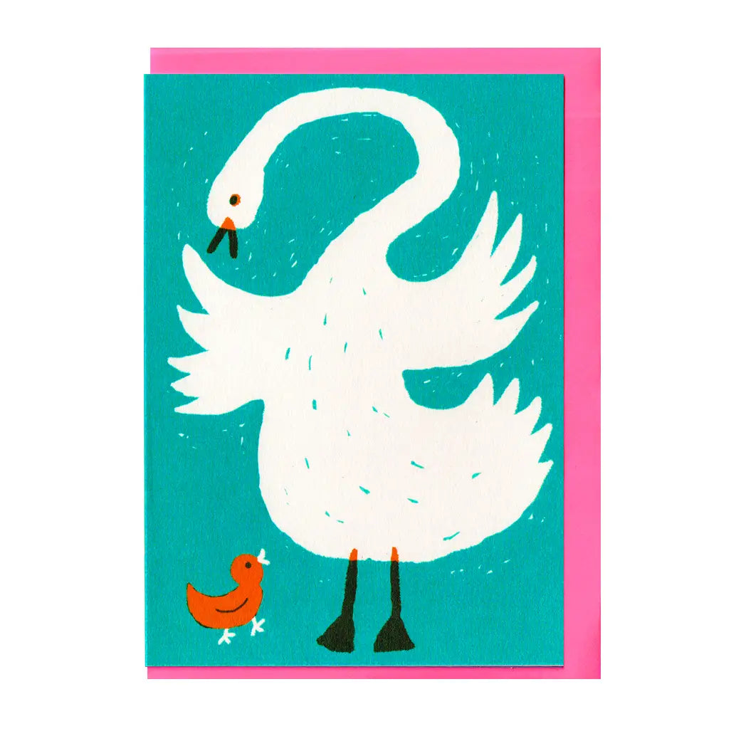 Swan & Sygnet Baby Card