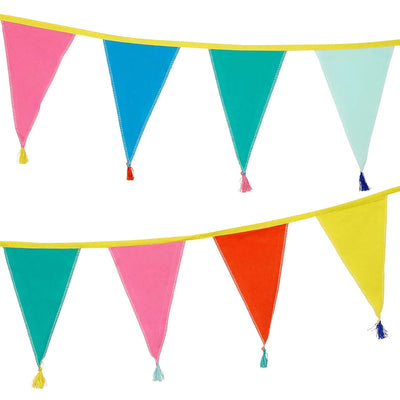 Talking Tables Multicoloured Fabric Bunting