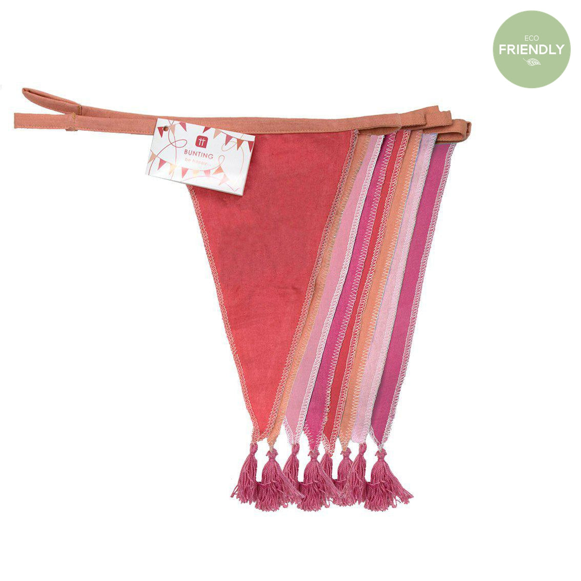 Talking Tables Pink Fabric Bunting