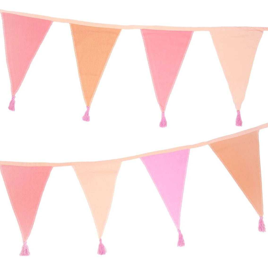 Talking Tables Pink Fabric Bunting