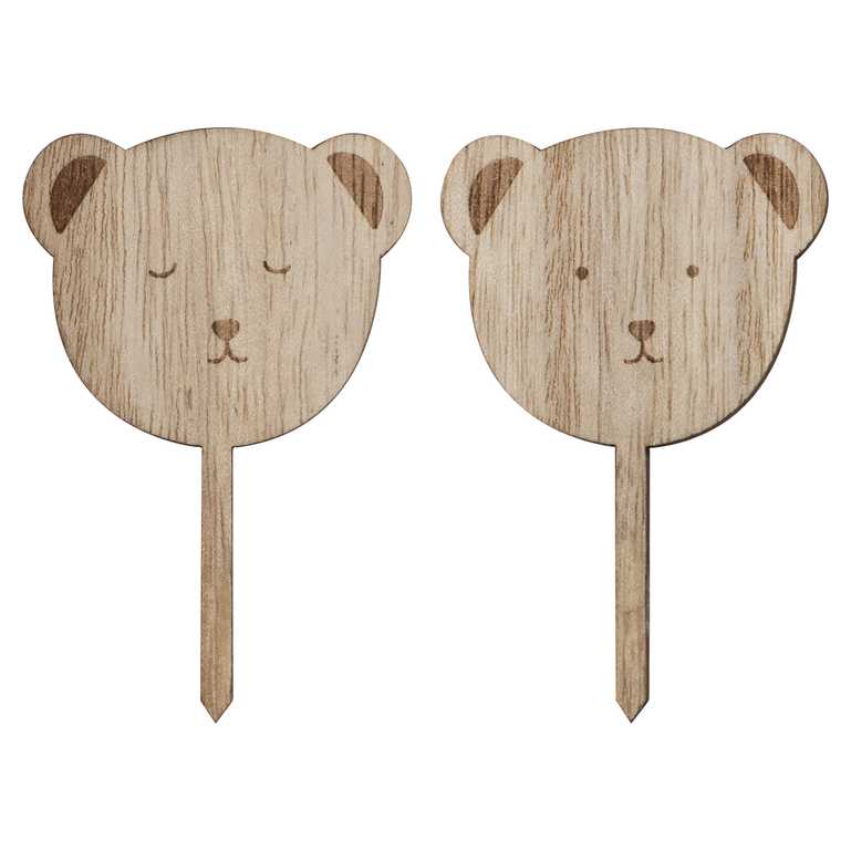 Teddy Bear Cupcake Toppers