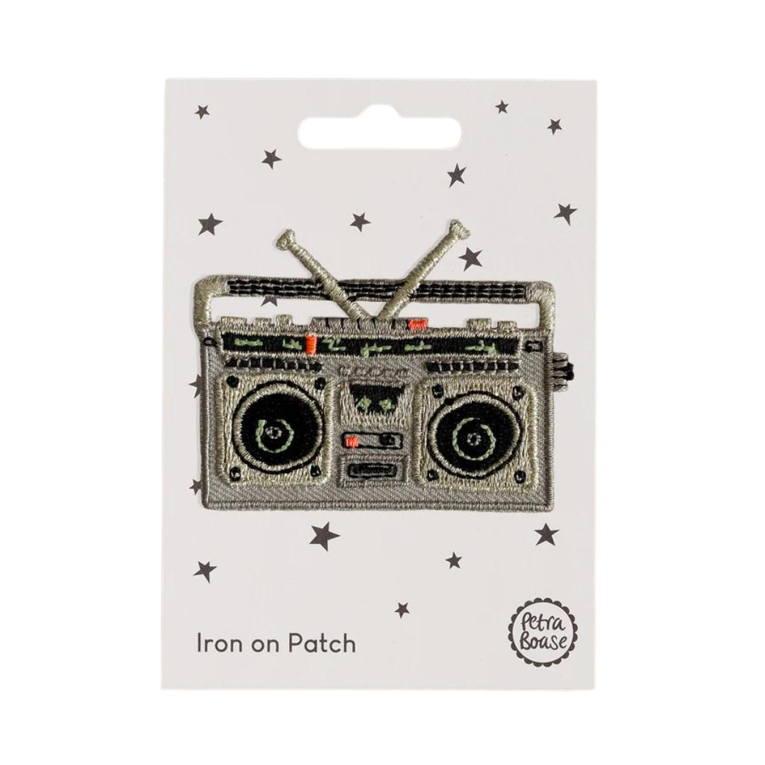 Iron on Patch - Boom Box By Petra Boase