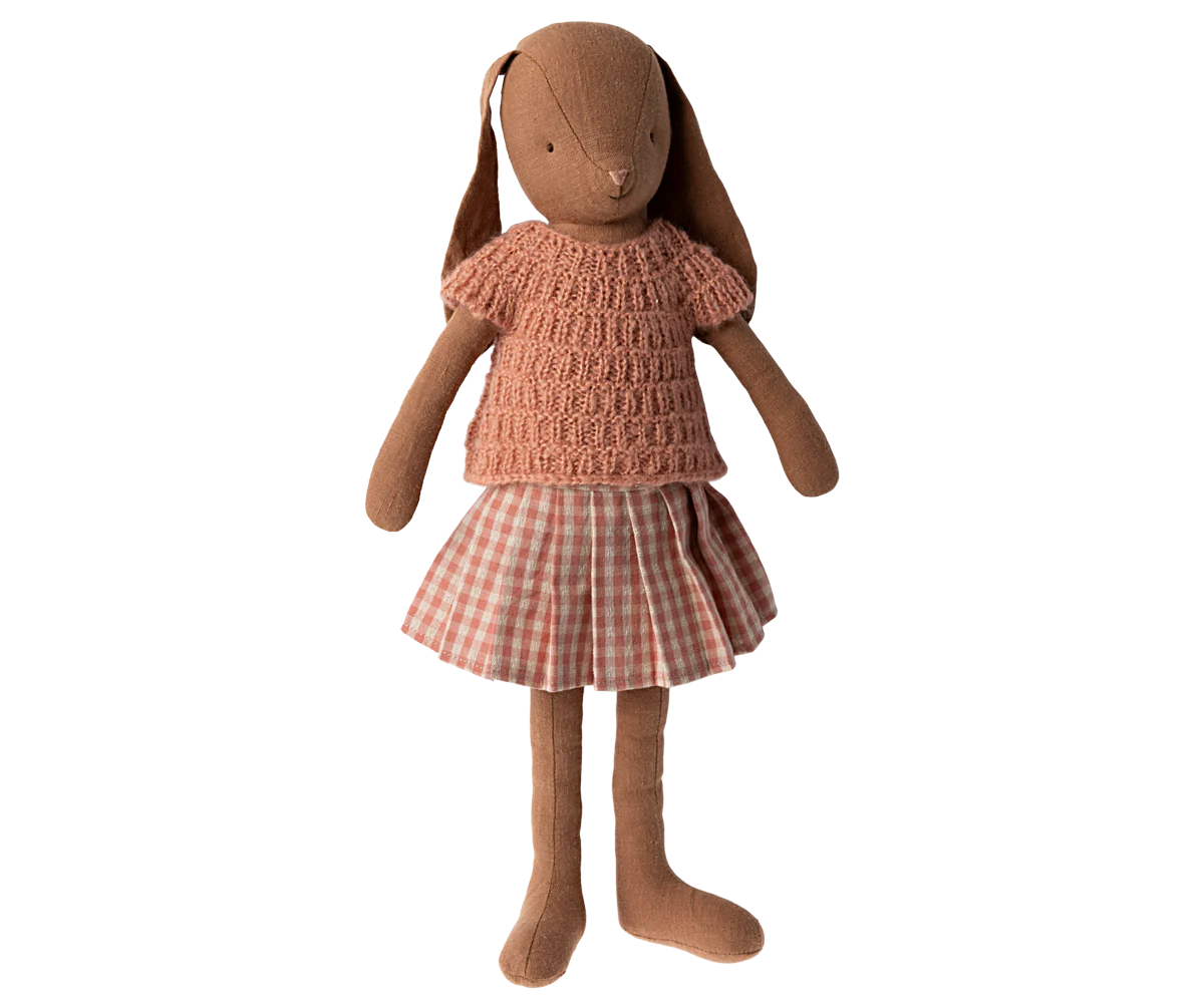 Maileg Bunny Size 3 Brown Knitted Outfit - Dolls & Accessories - Edie & Eve